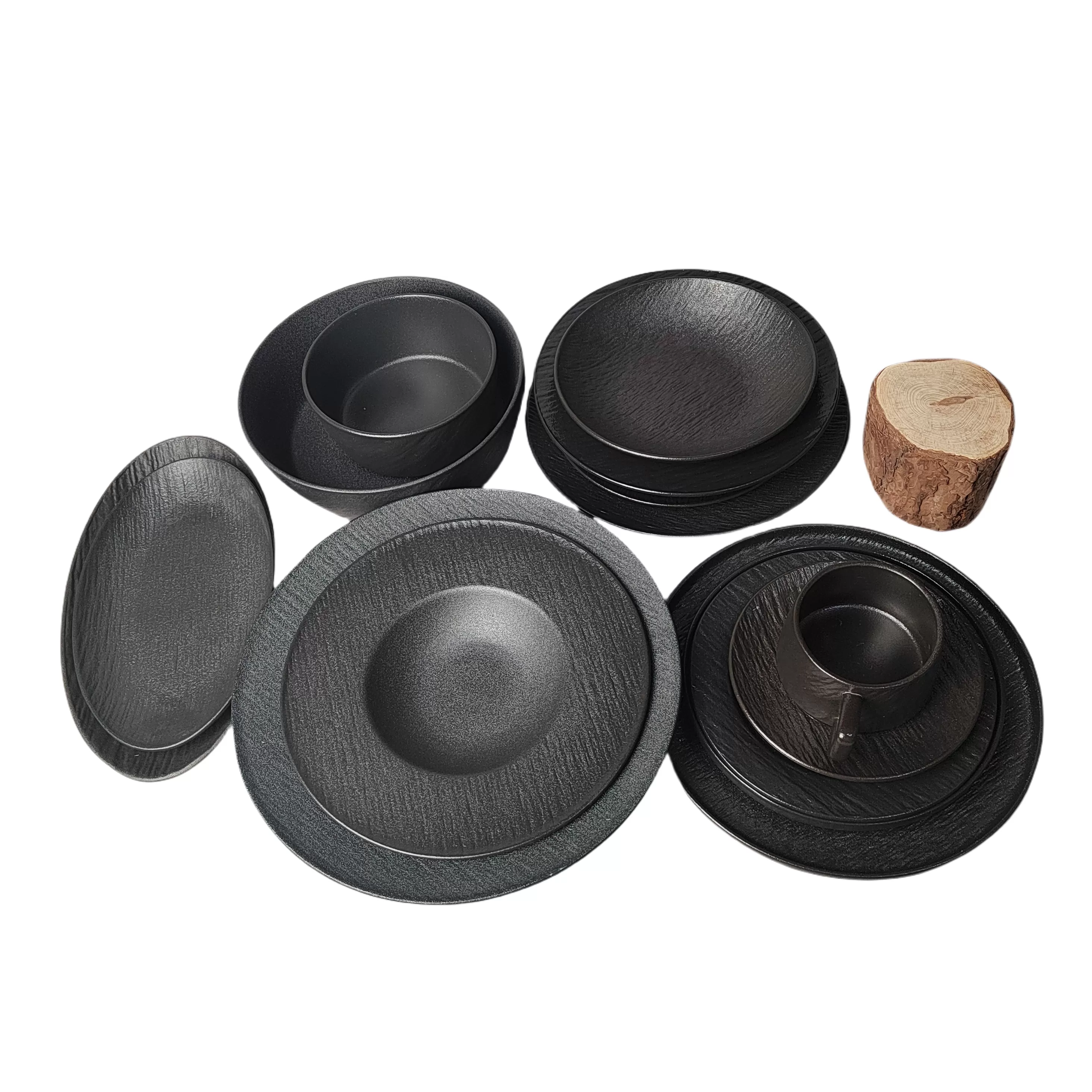 D1-893 Black Tableware